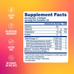 Oceanblue triple-strength omega-3 capsules for joint and heart support