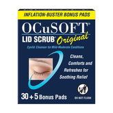 OCuSOFT Lid Scrub Original 30-count package for gentle daily eyelid cleansing