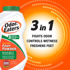 Odor-Eaters foot powder dry feet action after activity