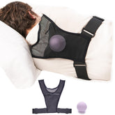 ODOXIA anti-snoring device front view promotes side sleeping.