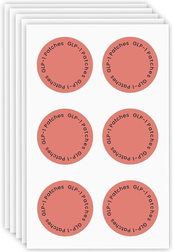 odpsnaz GLP-1 patches orange, thin and breathable for daily wear and lifestyle support