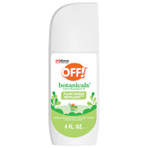OFF! Botanicals insect repellent bottle front for outdoor protection.