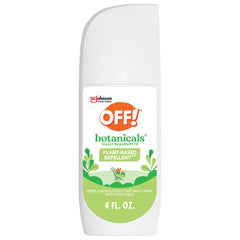 OFF! Botanicals insect repellent bottle front for outdoor protection.