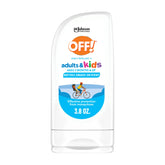 OFF! insect repellent lotion bottle demonstrates fragrance-free protection for daily outings.