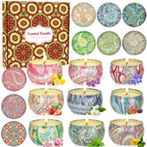 OFUN 9-pack scented candles set in a stylish gift box for gifting.
