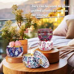 OFUN jasmine scented candle ideal for relaxing baths and calm mood