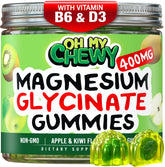 OH MY CHEWY center-filled magnesium gummies bottle for family wellness