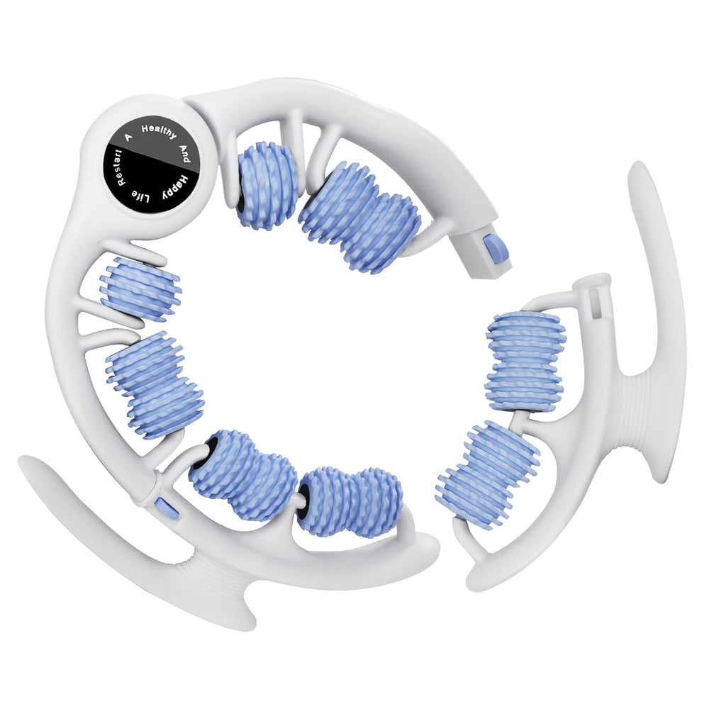 Ohlukies anti-cellulite roller in full-body-use setup for improved skin texture