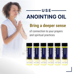 Oil of Joy complete anointing kit with glass bottle for on-the-go blessings.