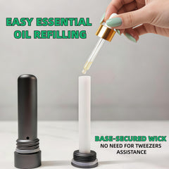 OiwMuOck cotton core for oil absorption enables easy fragrance release