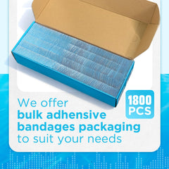 Clear waterproof OK TAPE bandages stay in place during washing and swimming