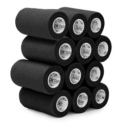 OK TAPE packaging showing 12 self-adherent bandages for easy home first aid
