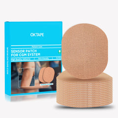 OK TAPE parches CGM Sensor Guardian aseguran fijación duradera para uso prolongado.