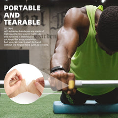 OK TAPE grass green roll ideal for finger and wrist wraps.