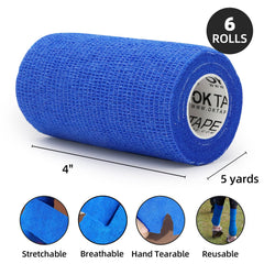 OK TAPE pink roll for versatile wraps with gentle removal.