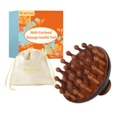 Olaemuo scalp massager with ergonomic curve for secure grip