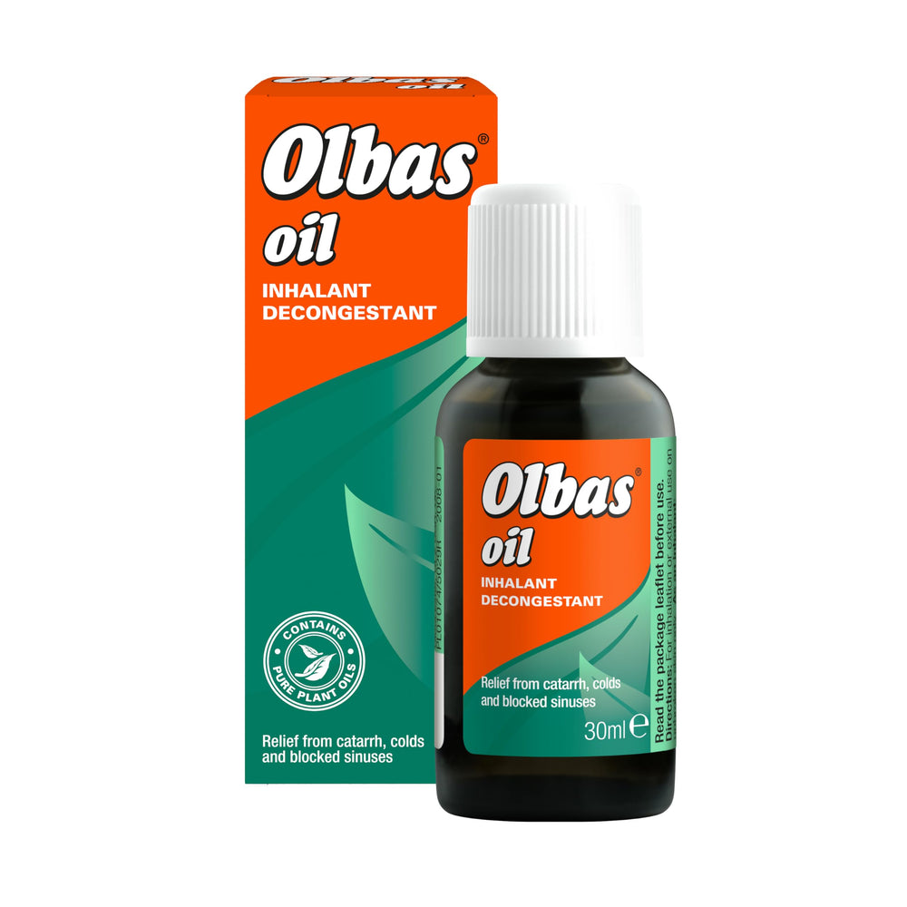 OLBAS Olbas Oil nasal relief vapours for easier breathing.