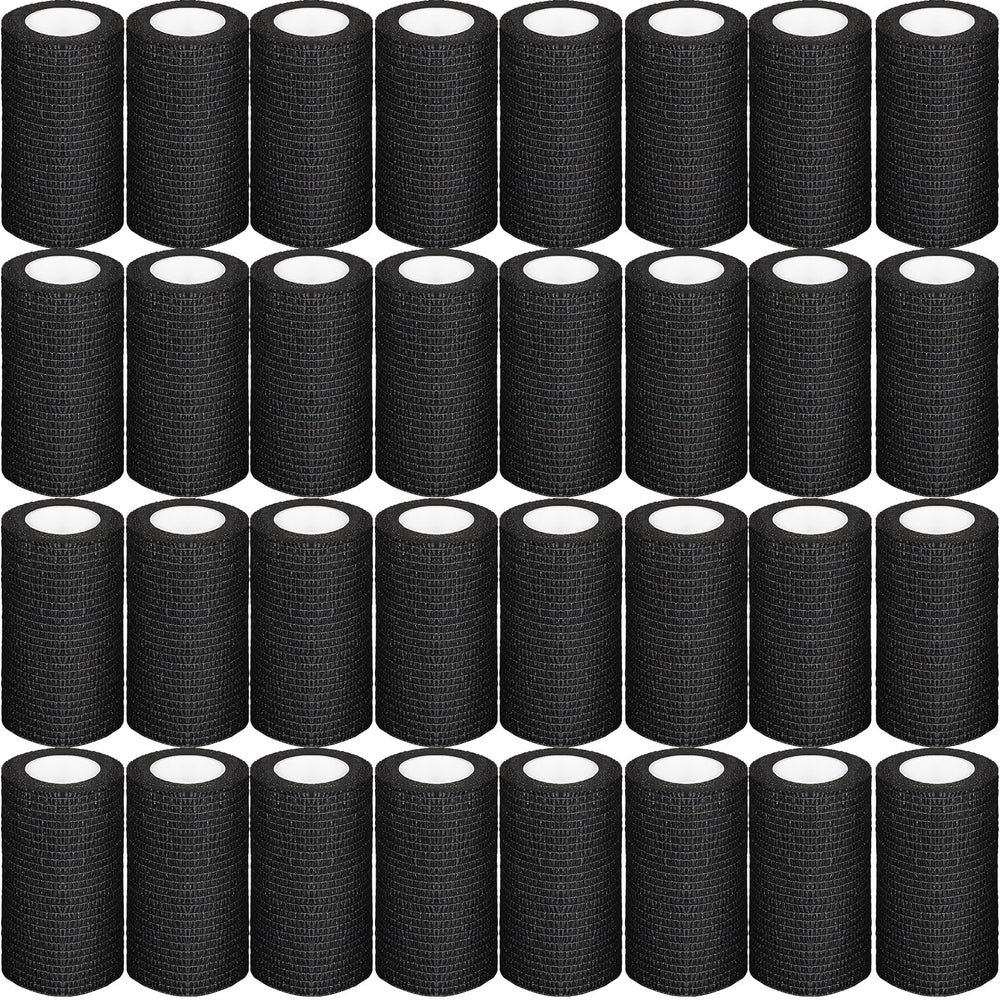 Oleitodh 54-pack black bandage wrap box for bulk home and clinic use
