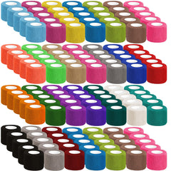 Oleitodh colorful bandage wrap provides secure, color-coordinated support during workouts.
