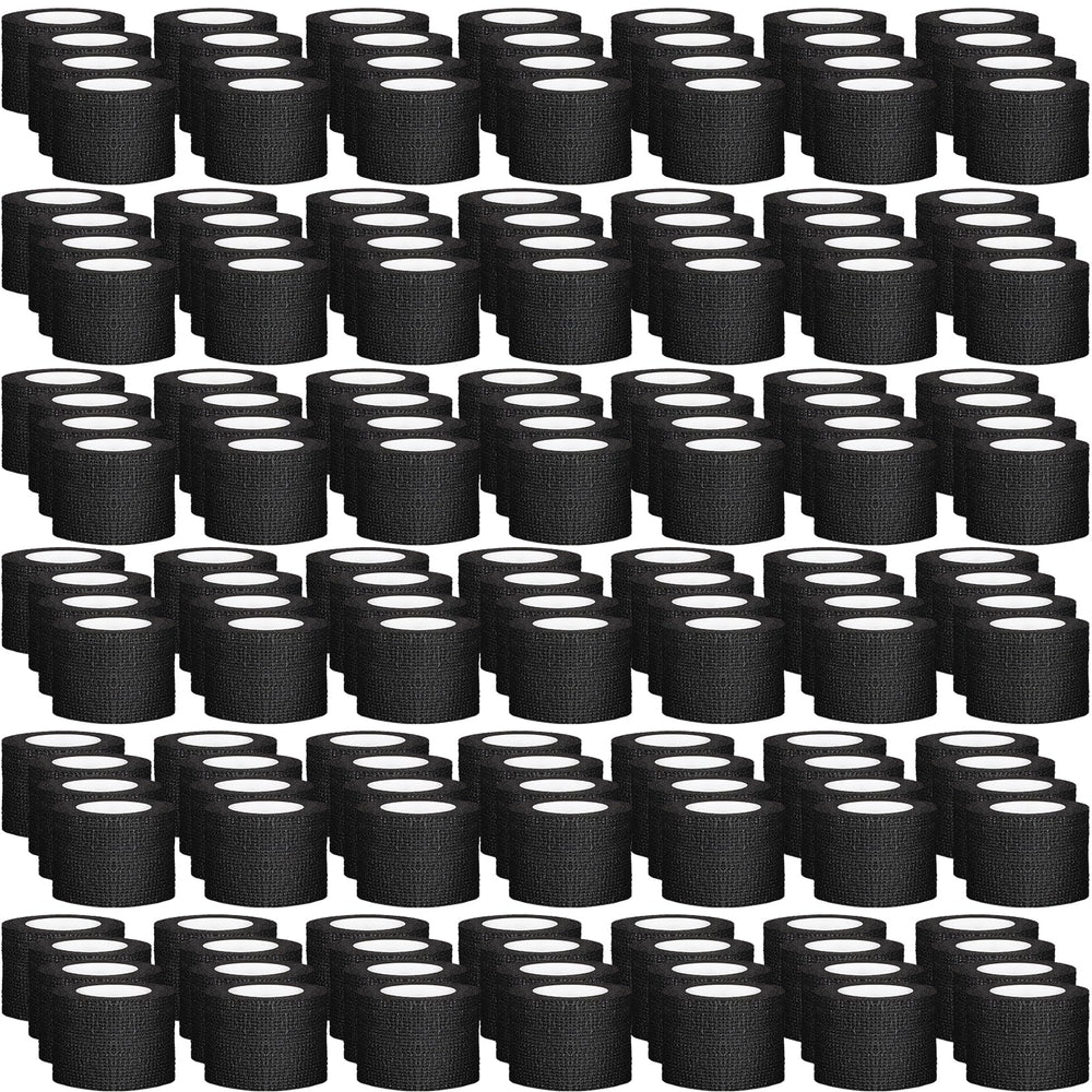 Oleitodh self-adherent bandage wrap 2inch black roll for secure, comfortable support.