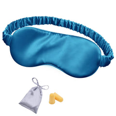 OLESILK silk sleep mask front view for premium blackout and comfort.