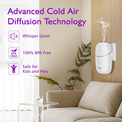 Whisper-quiet operation and safe materials for a peaceful space.