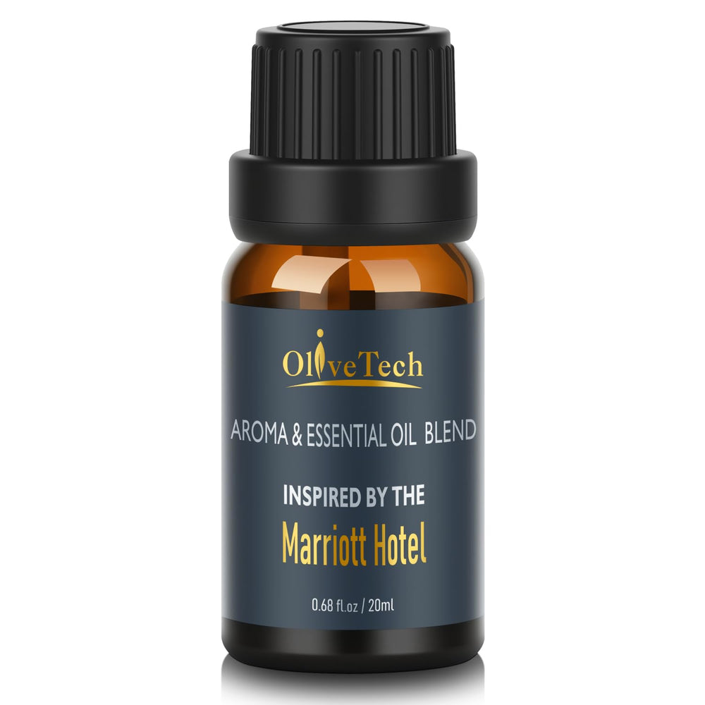 OliveTech Hotel Diffuser Oil bottle in amber glass for long-lasting fragrance.