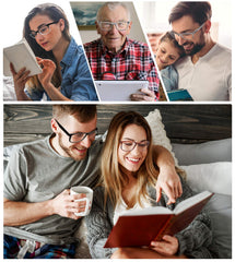 OLOMEE product size details: frame width and lens dimensions for fit assessment.