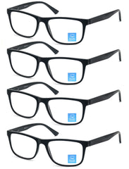 OLOMEE blue light blocking glasses for men with square front for daily comfort.