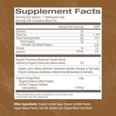 OM Mushroom Superfood 2000mg per serving for balanced daily energy and focus.