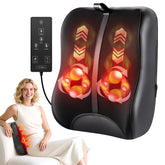 OMASSA Shiatsu back massager with heat on a chair for soothing relief