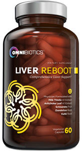 OmniBiotics Liver Cleanse bottle: supports daily wellness with natural ingredients.