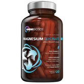 OmniBiotics Magnesium Glycinate bottle and label—high absorption support.