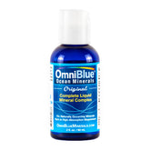 OmniBlue Ocean Minerals bottle for daily hydration with trace minerals.