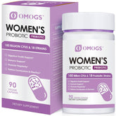 OMOGS Women's Probiotic bottle supports digestive balance and everyday wellness.