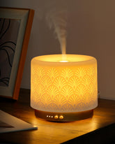 Onaboviva ceramic diffuser with coral-inspired cover adds calm ambience to any room.