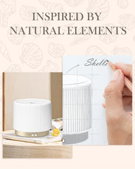 Onaboviva ultrasonic cool-mist diffuser operates quietly for peaceful spaces.