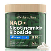 O NATURE . ZIRAN NAD bottle front promoting daily energy support