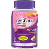One A Day Prenatal Gummies bottle front showing convenient daily nutrition for pregnancy planning