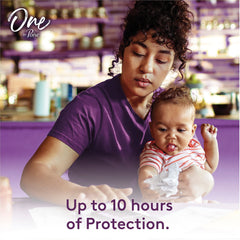One by Poise Dual Leakblock System guards against leaks with wings and sides