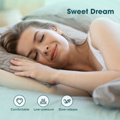 Onhear 38dB noise-cancelling earplugs reduce ambient noise for sleep and study.