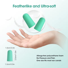 Onhear soft foam earplugs offer a comfortable fit for side sleepers.