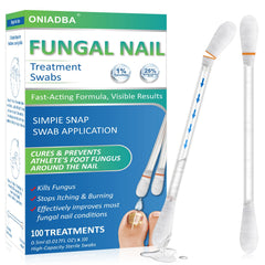 ONIADBA fungal nail treatment swabs in box for easy at-home care.