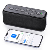 OnLyee sound machine with Bluetooth speaker for immersive sleep-aid audio.