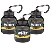 OnMyWhey single-scoop funnel for on-the-go protein powder, mess-free travel.