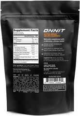 ONNIT Alpha Brain Neuro Gummies bottle close-up showing vegan, non-GMO formula.