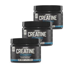 ONNIT Creatine Monohydrate Powder bottle with clear labeling for easy supplement access.