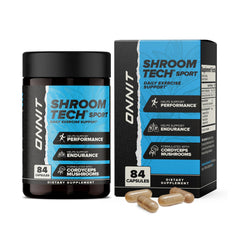ONNIT Shroom Tech SPORT bottle front for daily energy support during workouts