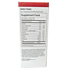 ONOTIC Cutting Jelly Stick ingredients panel highlights collagen and Garcinia for daily balance