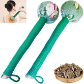 OnVisit yunque linfático, masaje corporal frontal de 12,5 pulgadas para uso casero y relajación.